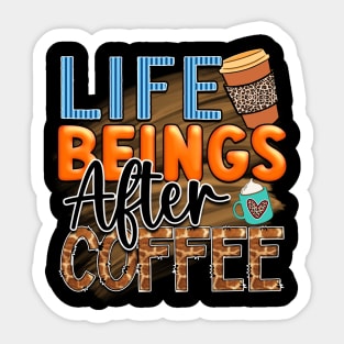 Coffee First: Fuel for the Daily Grind Sticker